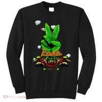 Rasta Jamaica Peace Love Unity Sweatshirt thumb 0