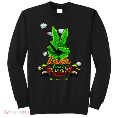 Rasta Jamaica Peace Love Unity Sweatshirt