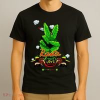 Rasta Jamaica Peace Love Unity T-Shirt thumb 3