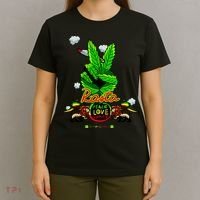 Rasta Jamaica Peace Love Unity T-Shirt thumb 4