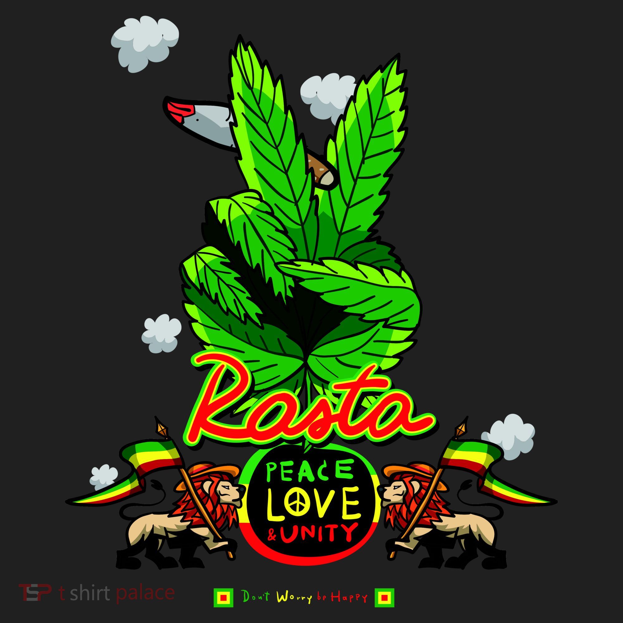 Rasta Jamaica Peace Love Unity Beanie