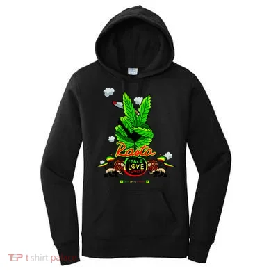 Rasta Jamaica Peace Love Unity Women's Hoodie