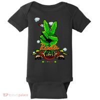 Rasta Jamaica Peace Love Unity Baby Bodysuit thumb 0