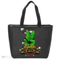 Rasta Jamaica Peace Love Unity Tote Bag thumb 0