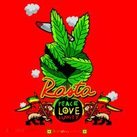 Rasta Jamaica Peace Love Unity Santa Hat thumb 1