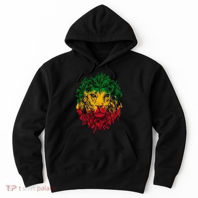 Rasta theme with lion head Hoodie