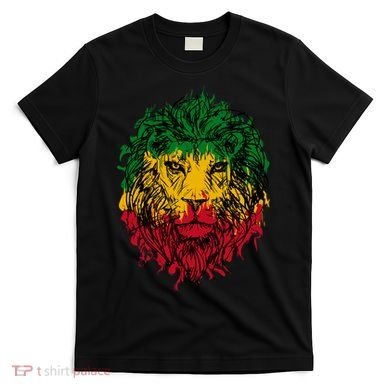 Rasta theme with lion head T-Shirt