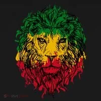 Rasta theme with lion head Bucket Hat thumb 4