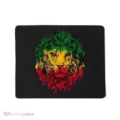 Rasta theme with lion head Mousepad