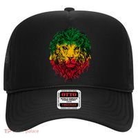 Rasta theme with lion head Hat thumb 0