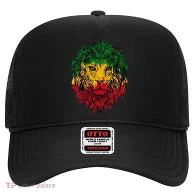 Rasta theme with lion head Hat