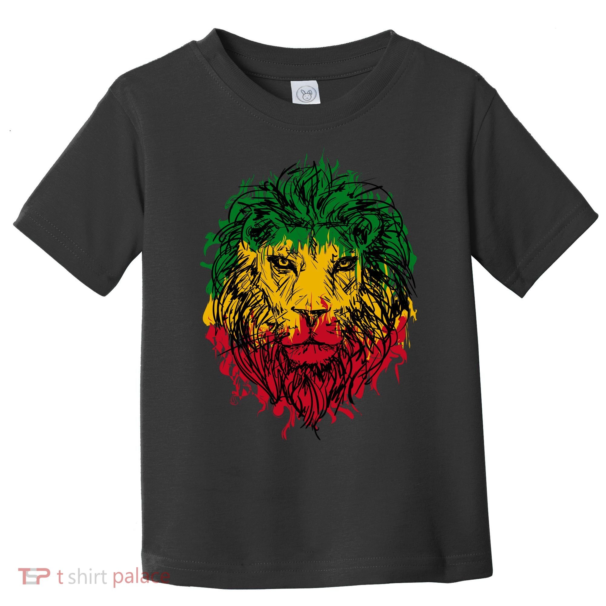 Rasta theme with lion head Toddler T-Shirt