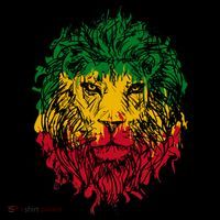 Rasta theme with lion head Toddler T-Shirt thumb 4