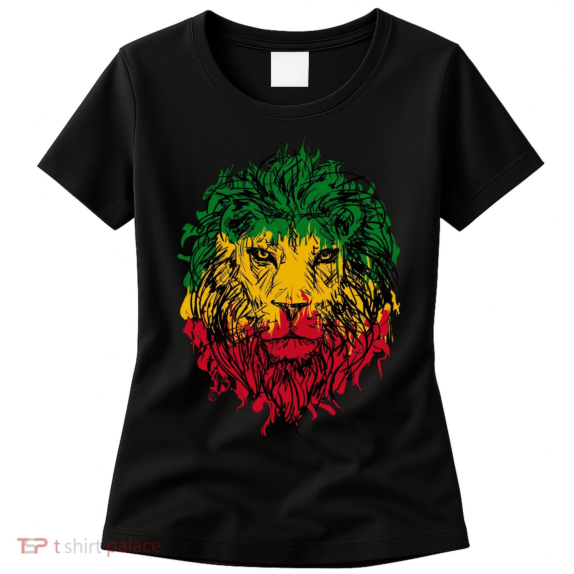 Rasta theme with lion head Women's T-Shirt