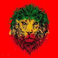 Rasta theme with lion head Santa Hat thumb 1