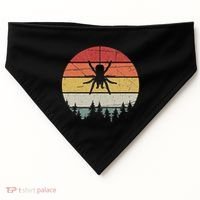 Retro Arachnid Tarantula Spider USA-Made Doggie Bandana thumb 0