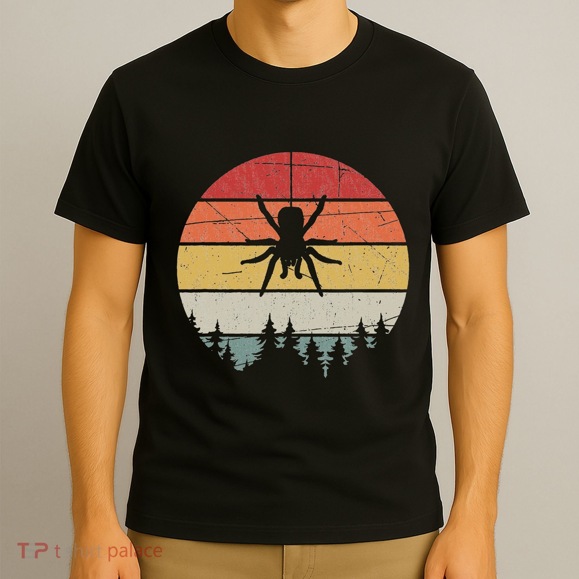 Retro Arachnid Tarantula Spider T-Shirt