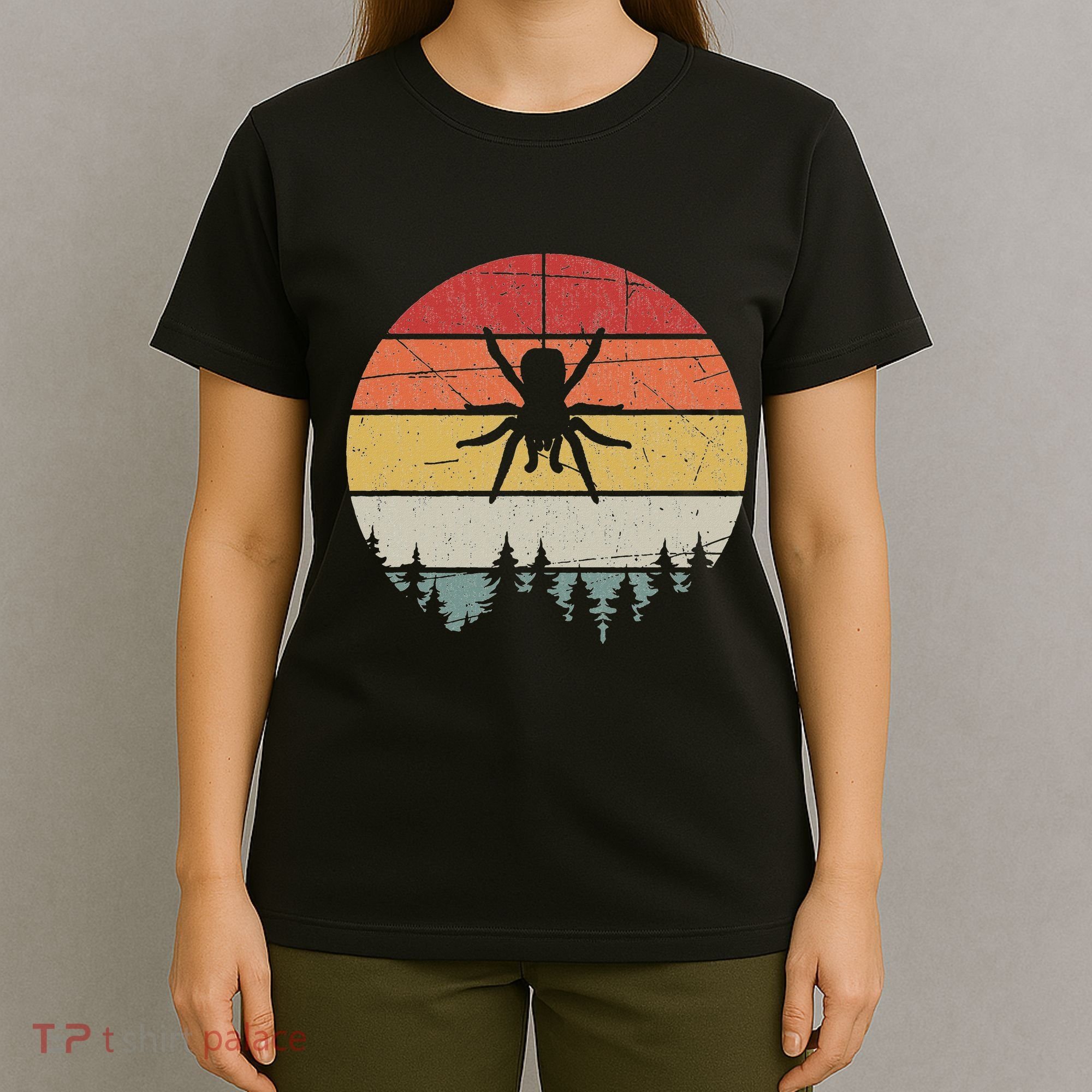 Retro Arachnid Tarantula Spider T-Shirt