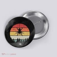Retro Arachnid Tarantula Spider Button thumb 0