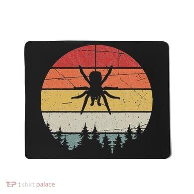 Retro Arachnid Tarantula Spider Mousepad