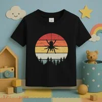 Retro Arachnid Tarantula Spider Toddler T-Shirt thumb 3