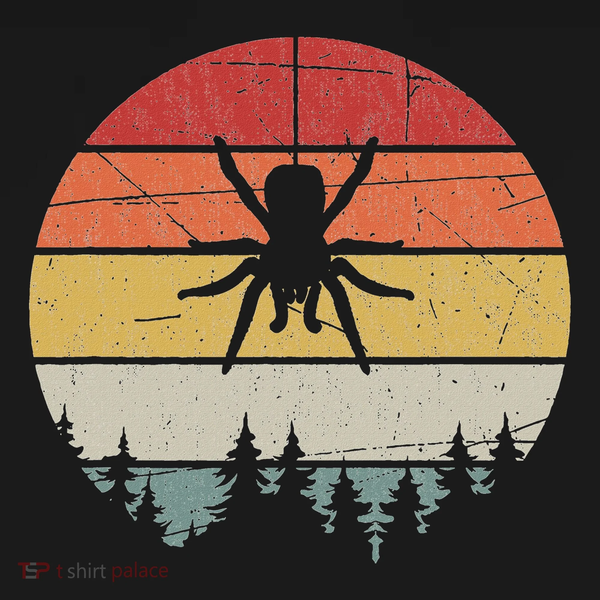 Retro Arachnid Tarantula Spider Toddler T-Shirt