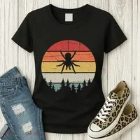 Retro Arachnid Tarantula Spider Women's T-Shirt thumb 3