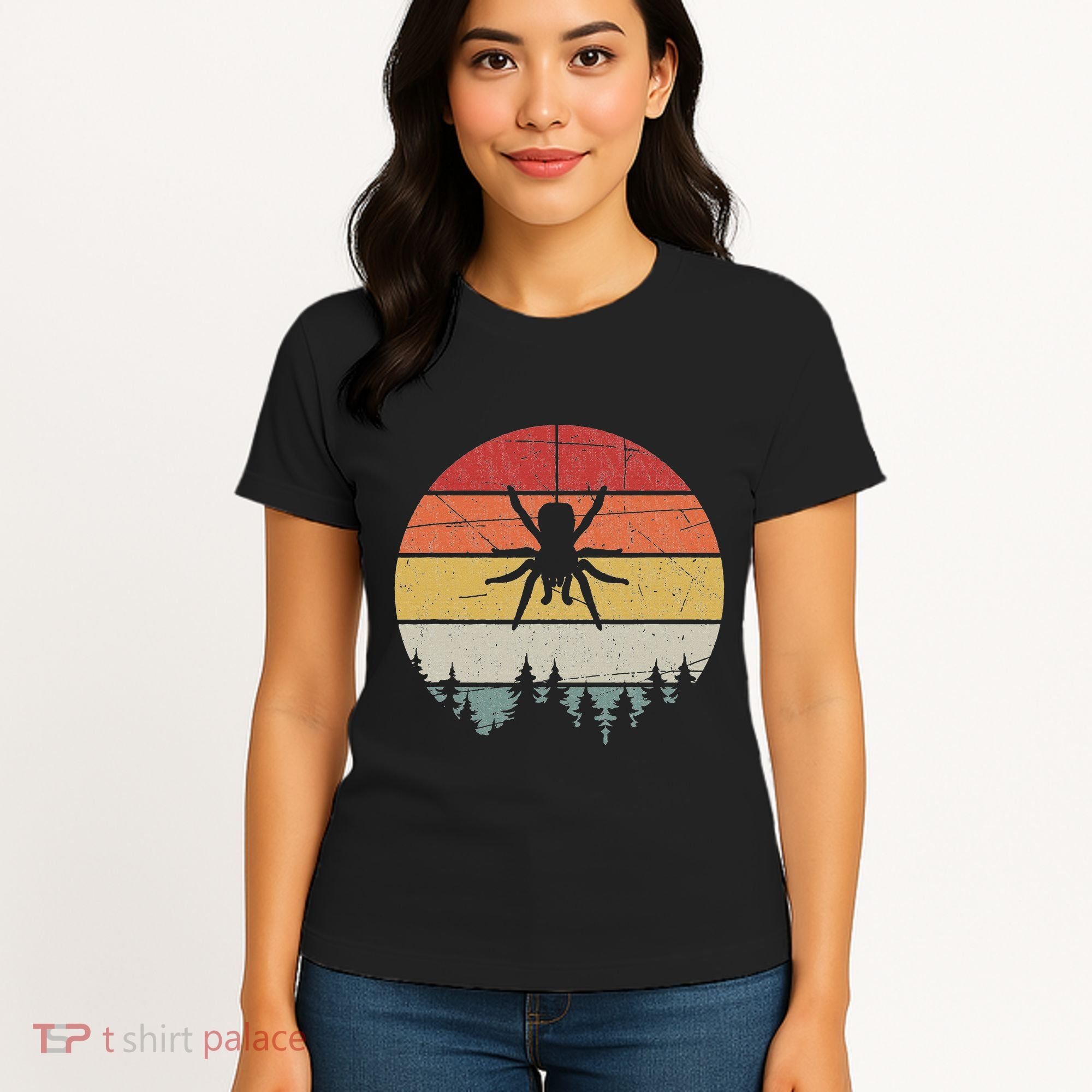 Retro Arachnid Tarantula Spider Women's T-Shirt