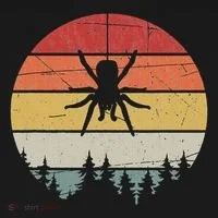 Retro Arachnid Tarantula Spider Women's T-Shirt thumb 6