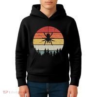Retro Arachnid Tarantula Spider Kids Hoodie thumb 4