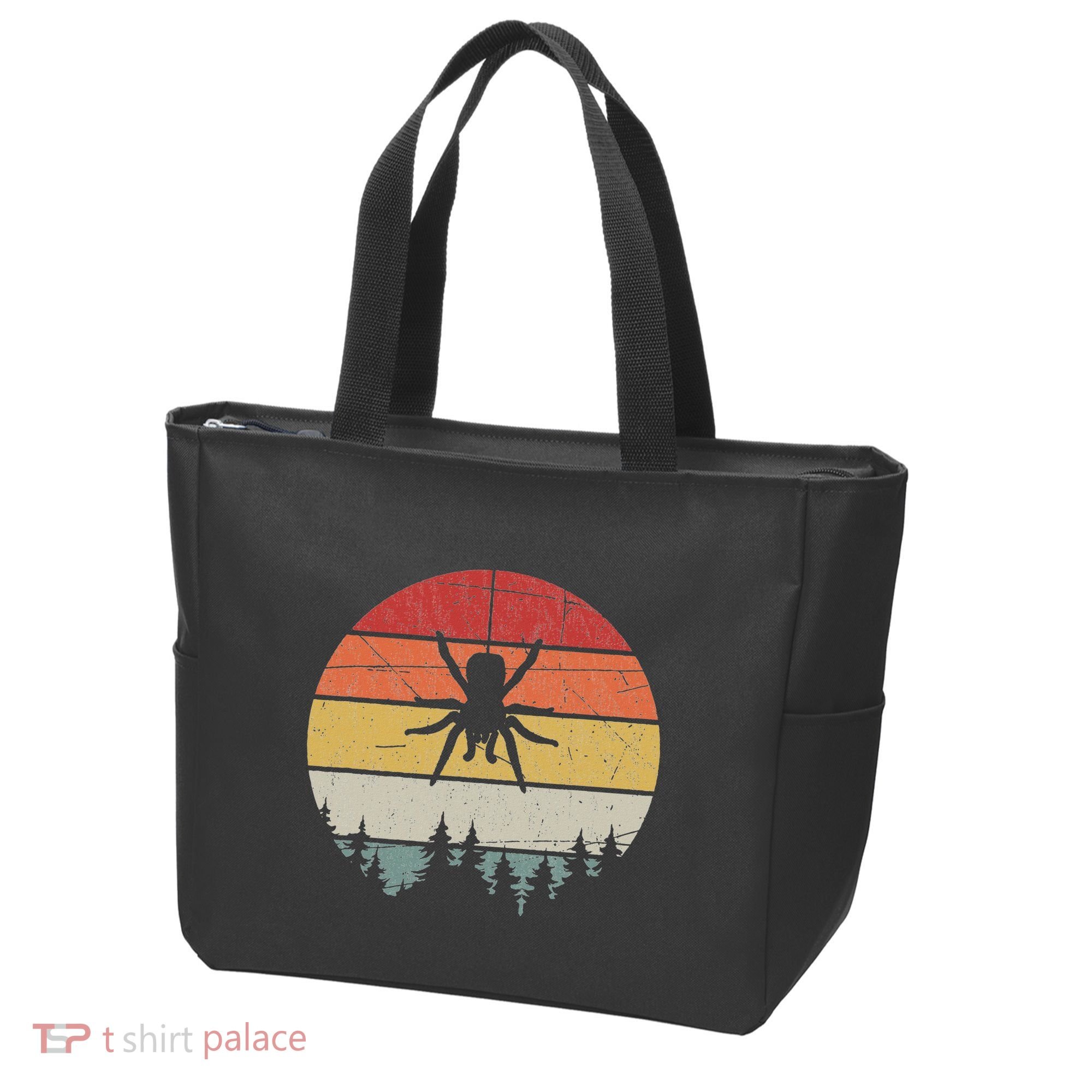 Retro Arachnid Tarantula Spider Tote Bag