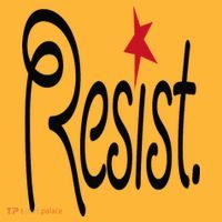 Resist, Anti Trump  Pom Pom 12in Knit Beanie thumb 2