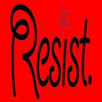 Resist, Anti Trump  Santa Hat thumb 1