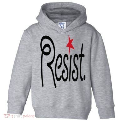 Resist, Anti Trump  Toddler Hoodie
