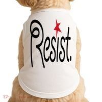Resist, Anti Trump  Doggie Tank thumb 0