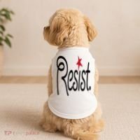 Resist, Anti Trump  Doggie Tank thumb 2