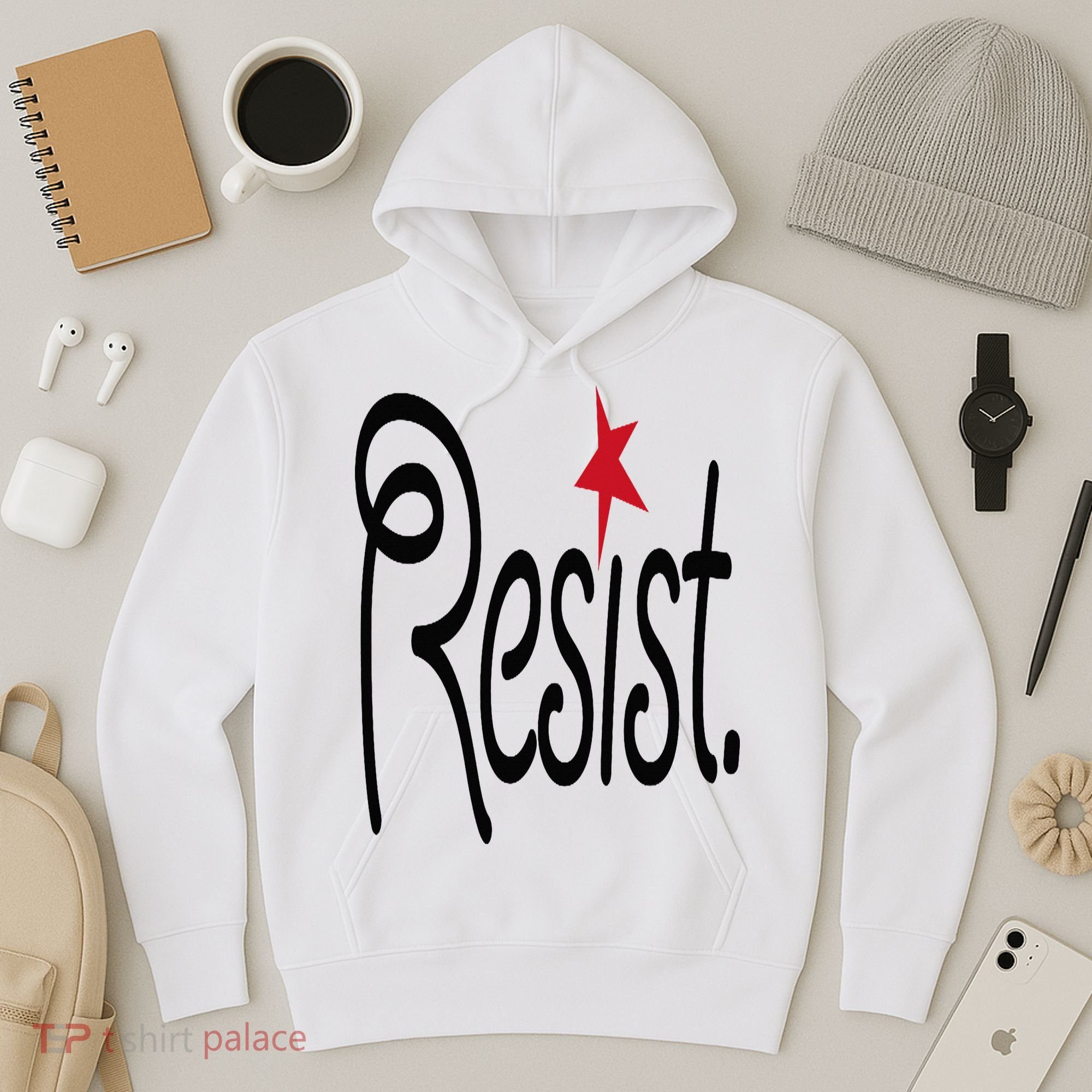 Resist, Anti Trump  Hoodie