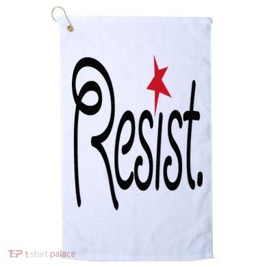 Resist, Anti Trump  Golf Towel