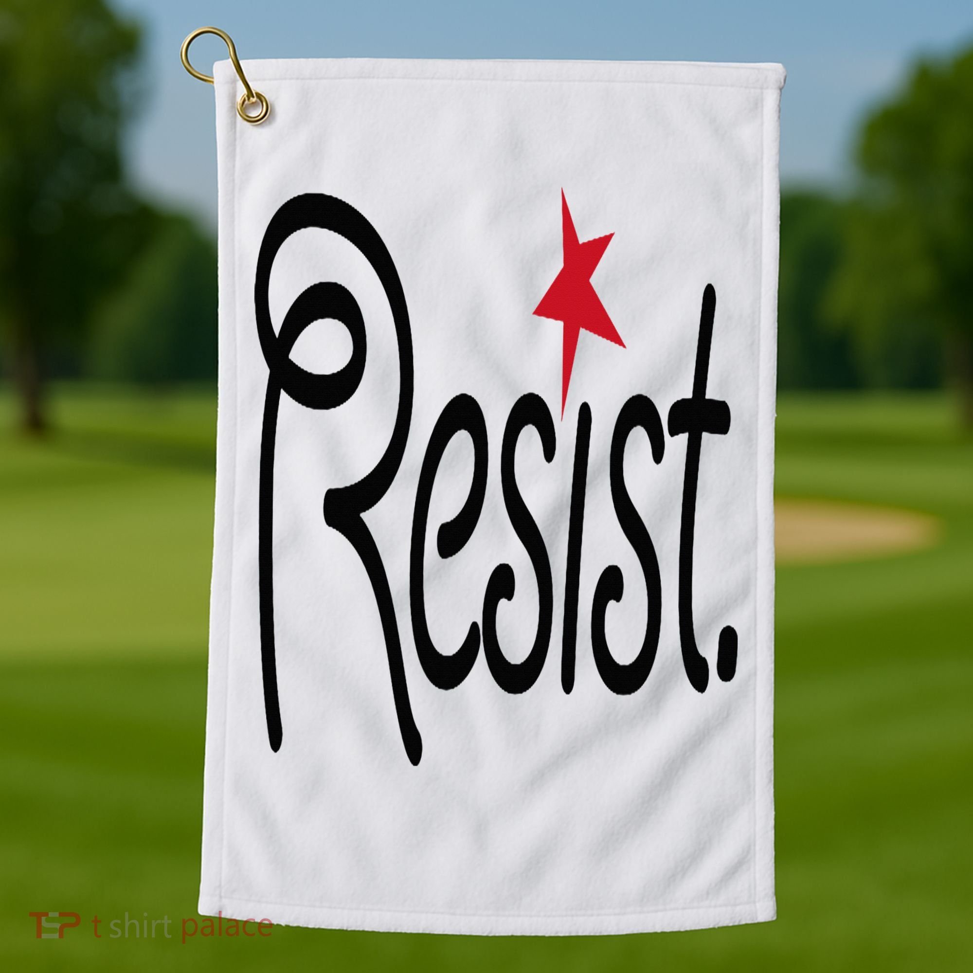 Resist, Anti Trump  Golf Towel