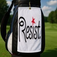 Resist, Anti Trump  Golf Towel thumb 2
