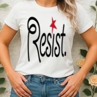 Resist, Anti Trump  Women's T-Shirt thumb 2