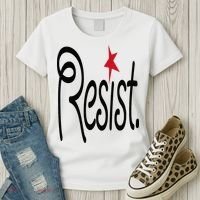 Resist, Anti Trump  Women's T-Shirt thumb 3