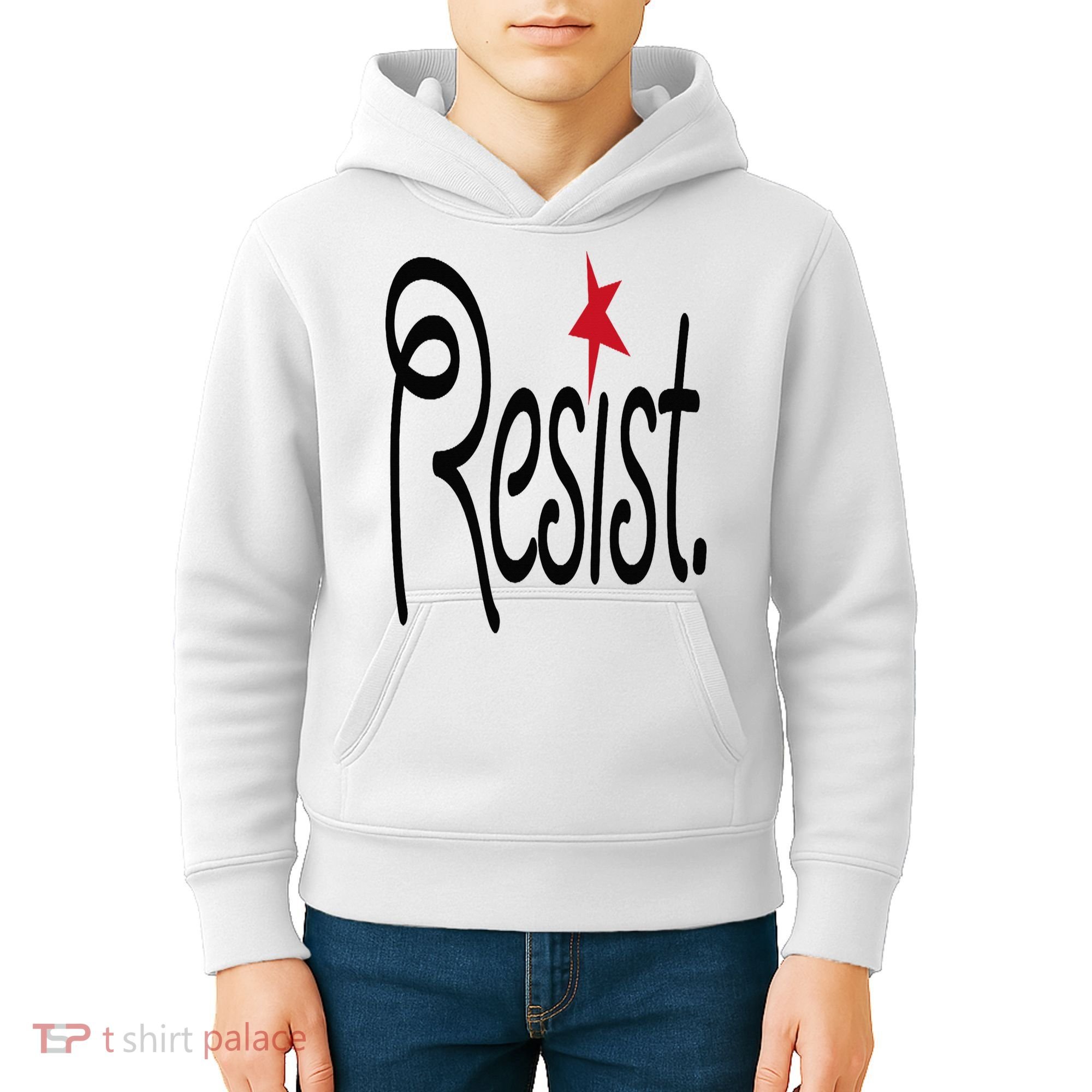 Resist, Anti Trump  Kids Hoodie