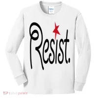 Resist, Anti Trump  Kids Long Sleeve Shirt thumb 0