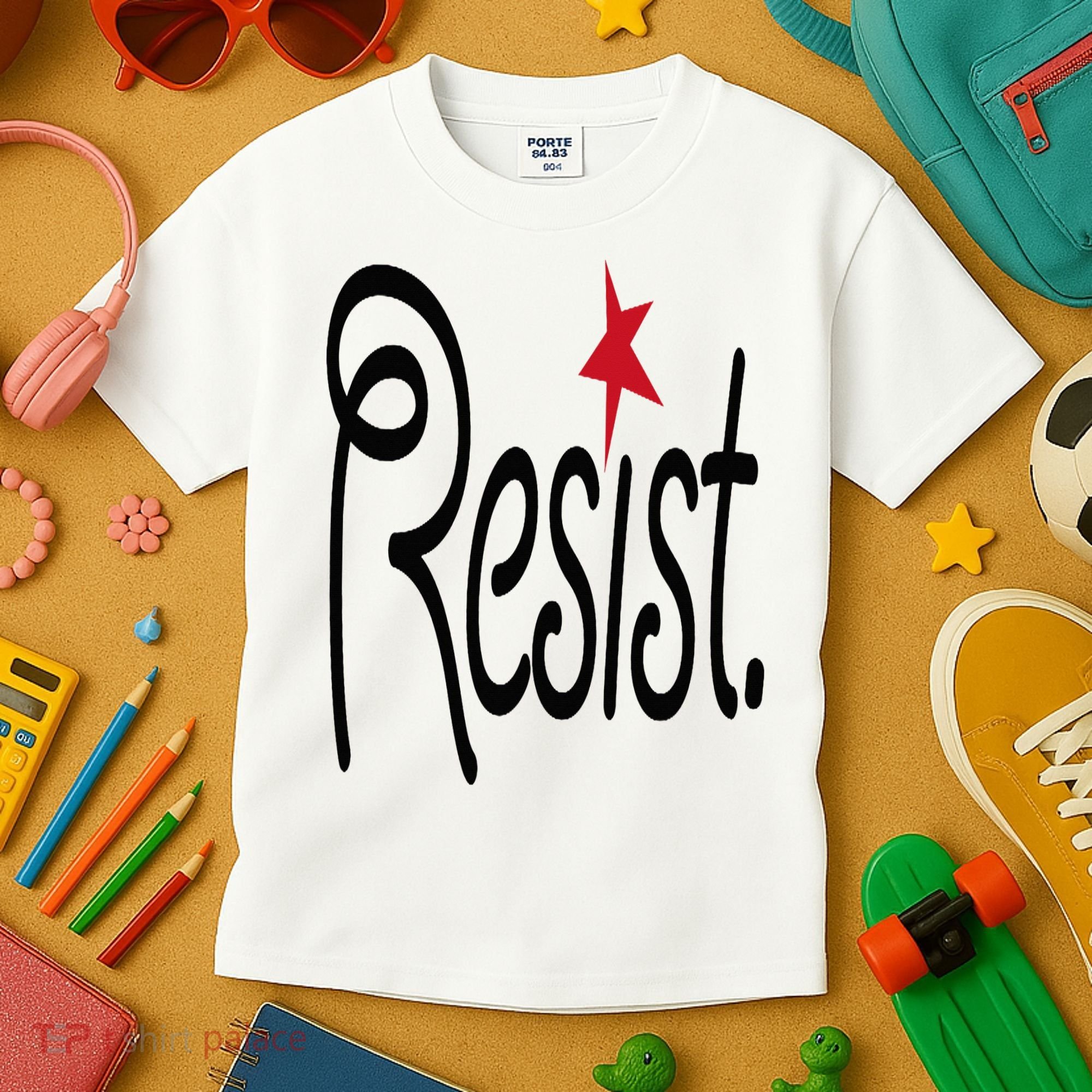 Resist, Anti Trump  Kids T-Shirt