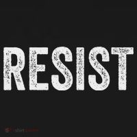 Resist Anti Trump Protest March Political Defiant Women's Hoodie thumb 2
