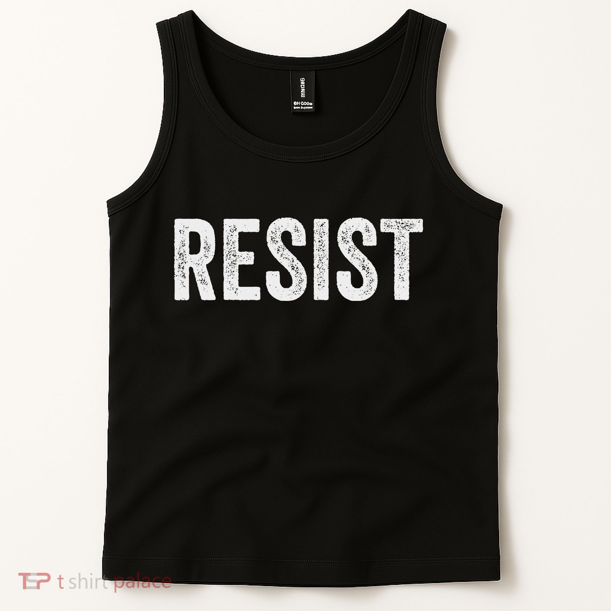Resist Anti Trump Protest March Political Defiant Tank Top