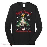 Rockin Around The Christmas Tree Music Note Music Teacher Long Sleeve Shirt thumb 0