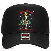 Rockin Around The Christmas Tree Music Note Music Teacher Hat thumb 0