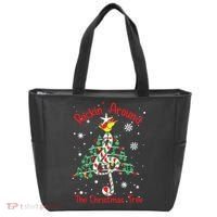 Rockin Around The Christmas Tree Music Note Music Teacher Tote Bag thumb 0